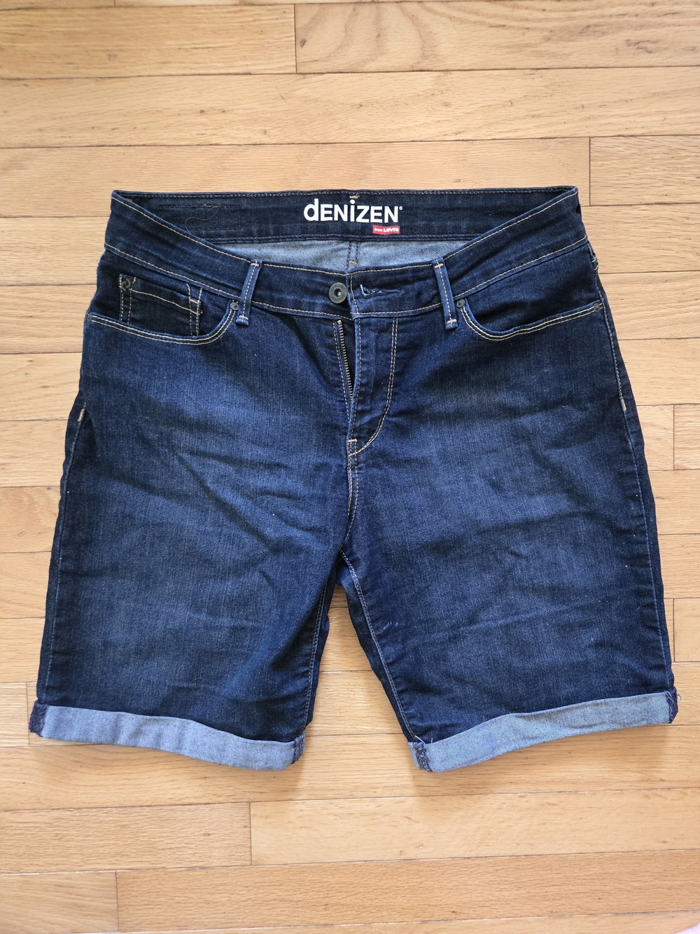 Denizen Dark Wash Denim Shorts